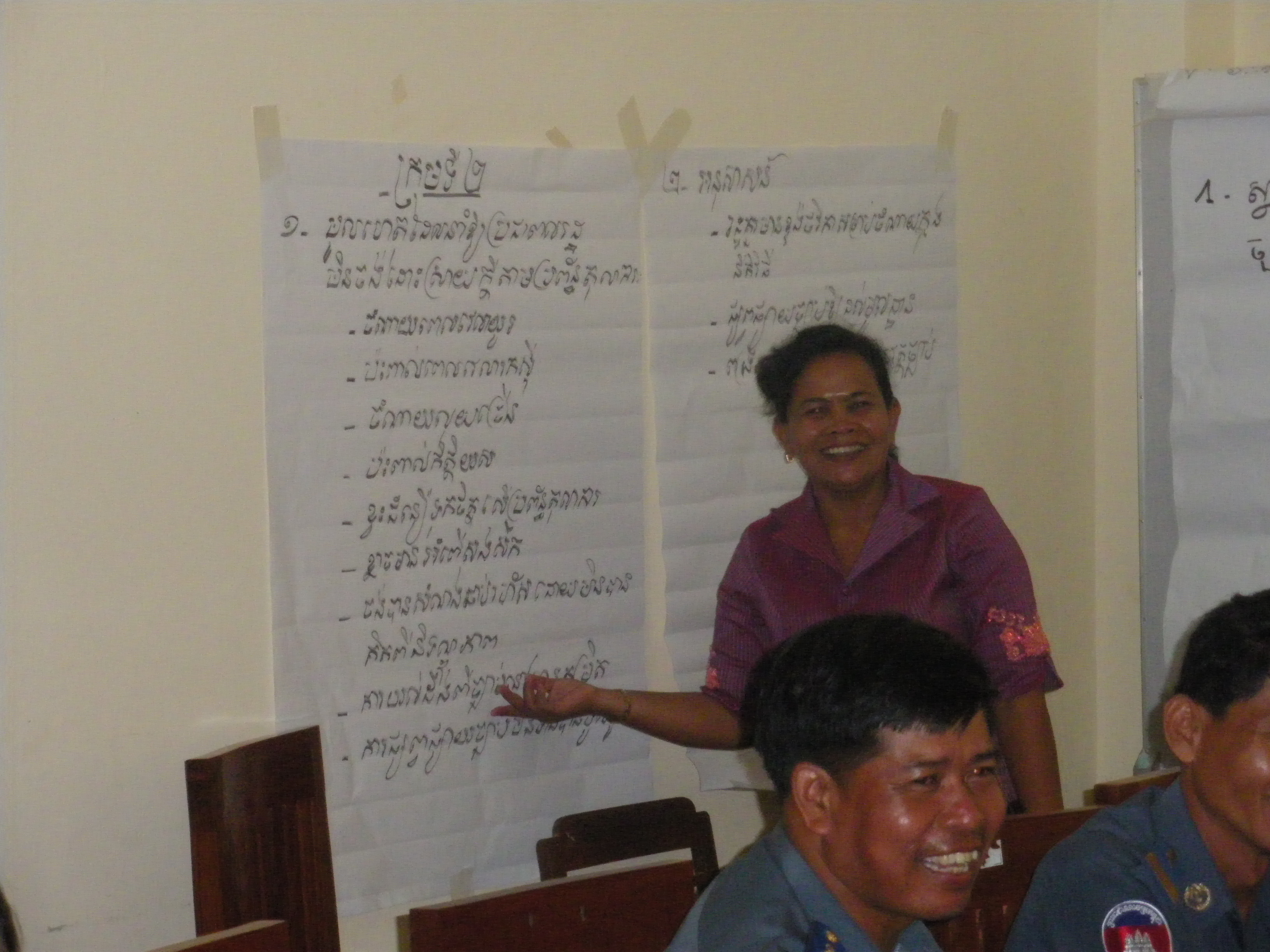 working group presentations